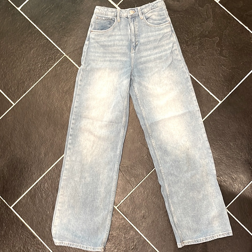 Size US 18 high waist wide leg denim H&M jeans